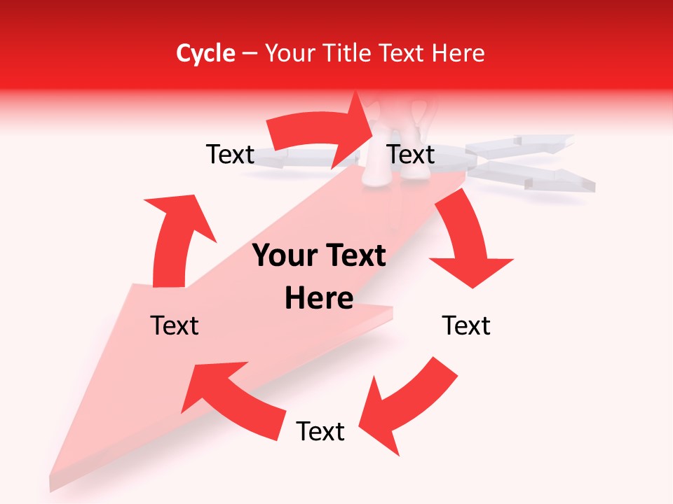 Uncertainty Way Decision PowerPoint Template