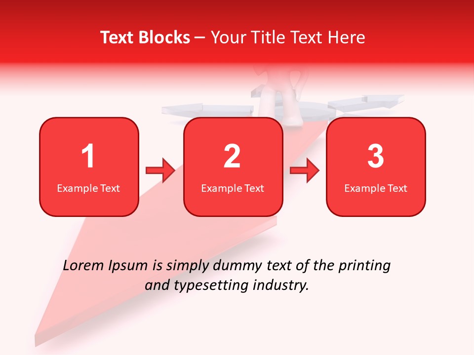 Uncertainty Way Decision PowerPoint Template
