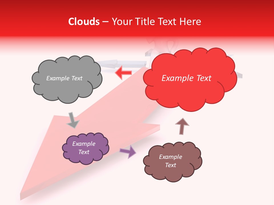 Uncertainty Way Decision PowerPoint Template