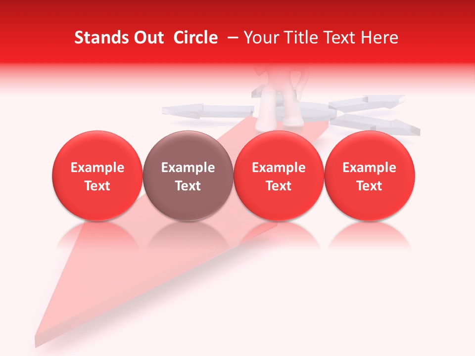 Uncertainty Way Decision PowerPoint Template