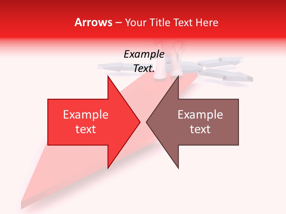 Uncertainty Way Decision PowerPoint Template
