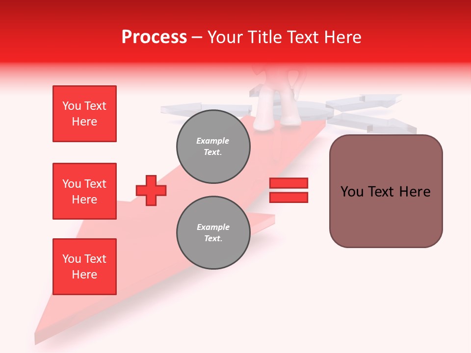 Uncertainty Way Decision PowerPoint Template