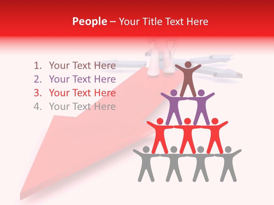 Uncertainty Way Decision PowerPoint Template
