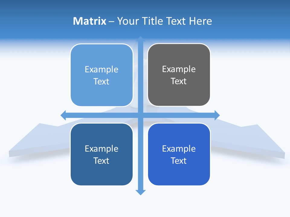 Junction Choice Puzzle PowerPoint Template