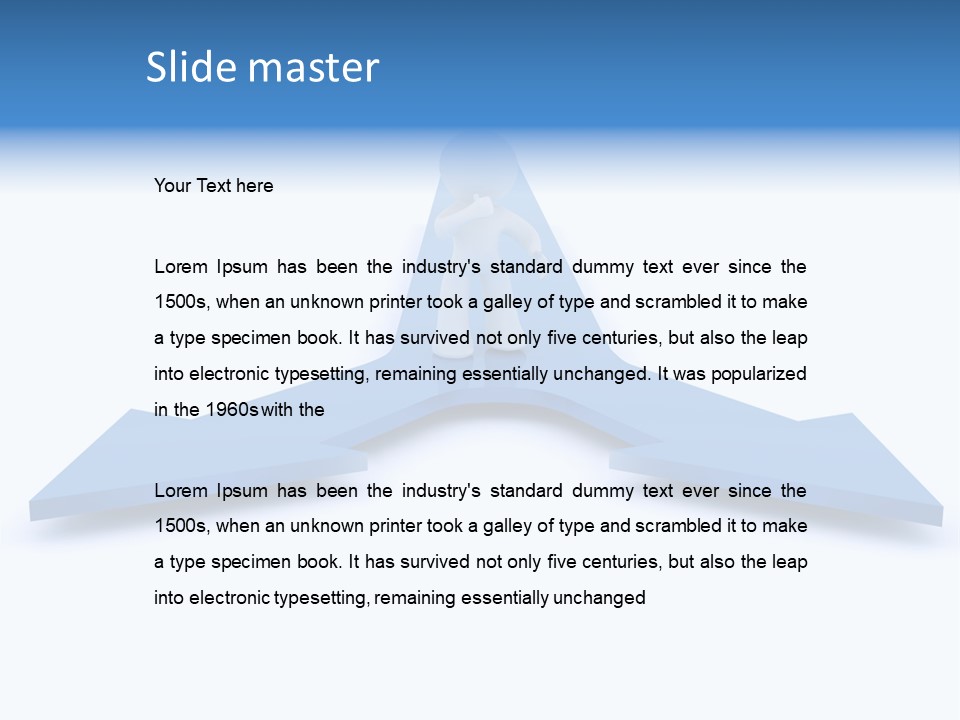 Junction Choice Puzzle PowerPoint Template