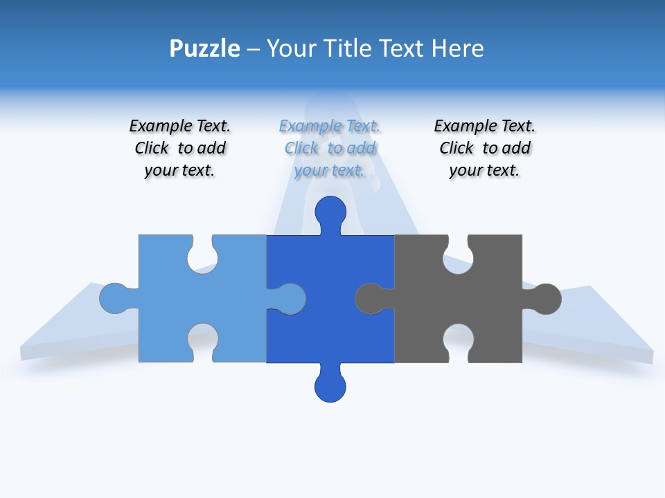 Junction Choice Puzzle PowerPoint Template
