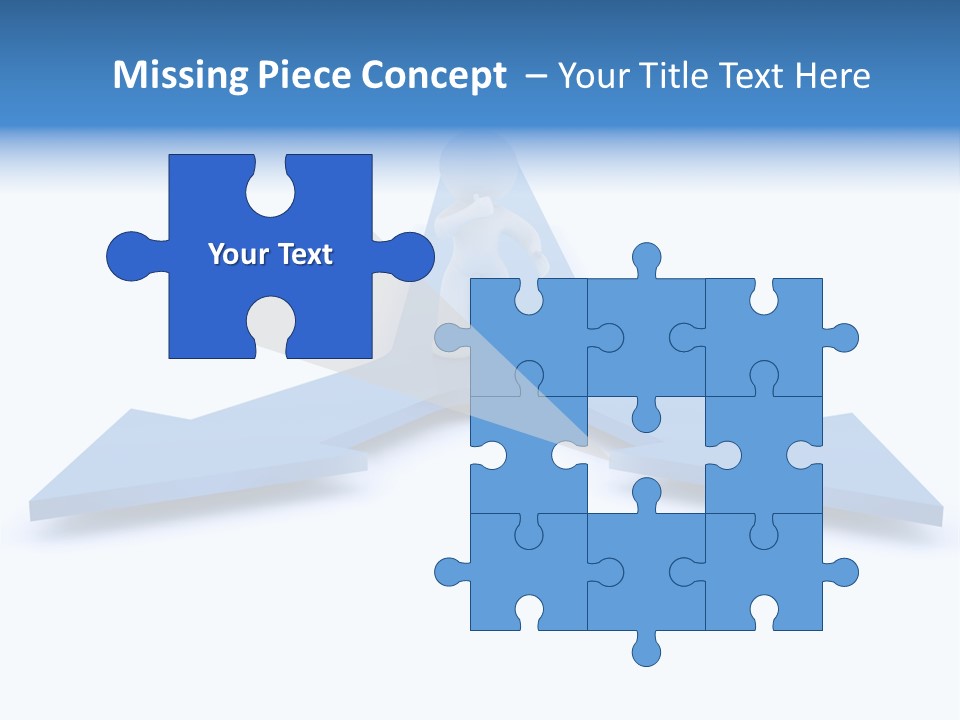 Junction Choice Puzzle PowerPoint Template