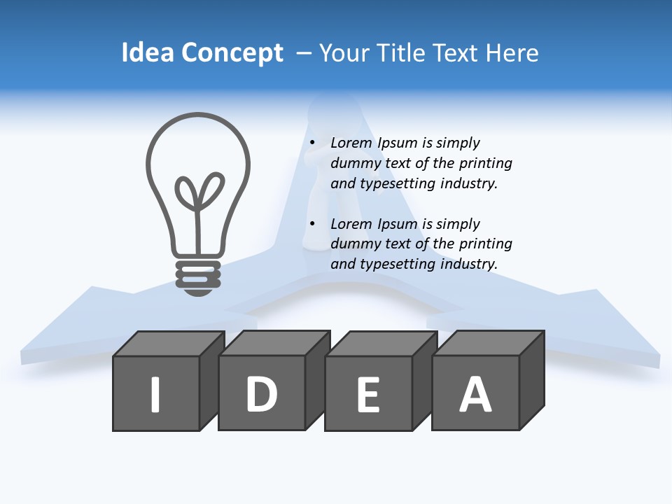 Junction Choice Puzzle PowerPoint Template
