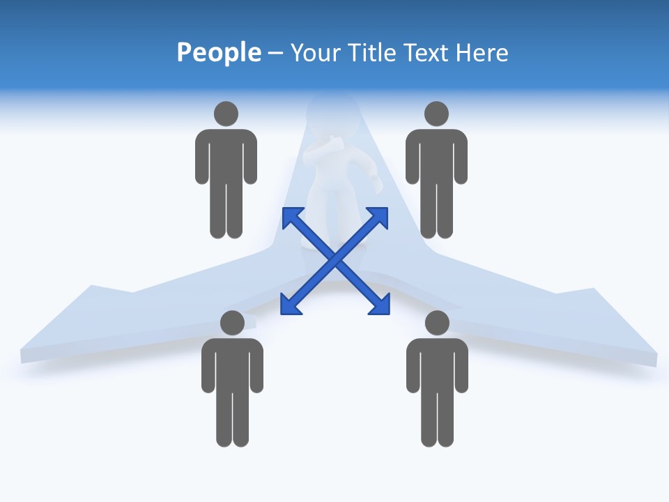 Junction Choice Puzzle PowerPoint Template