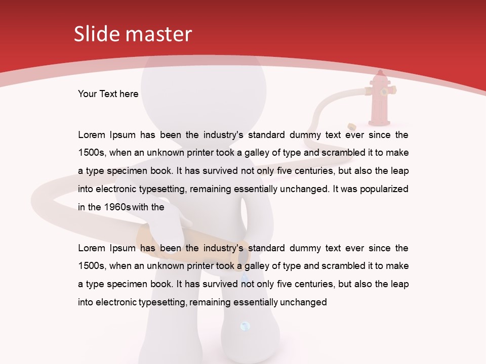 Render Douse Drench PowerPoint Template