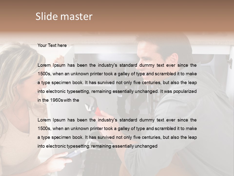 Equipment Industrial Happiness PowerPoint Template