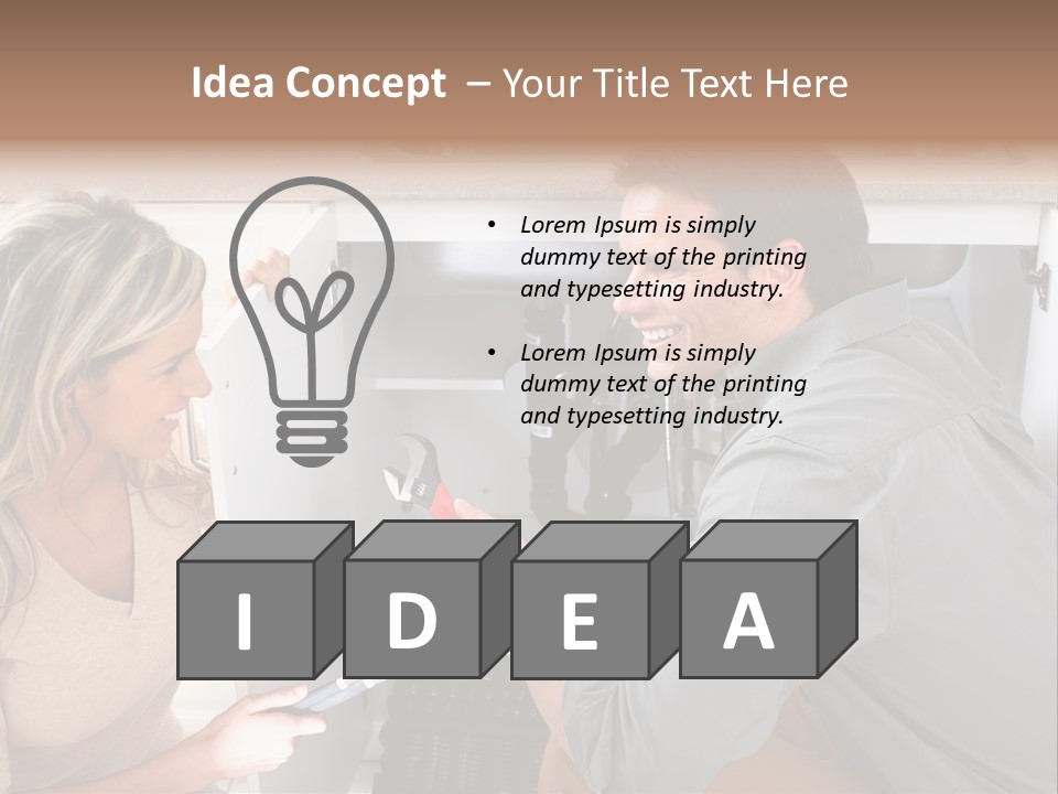 Equipment Industrial Happiness PowerPoint Template
