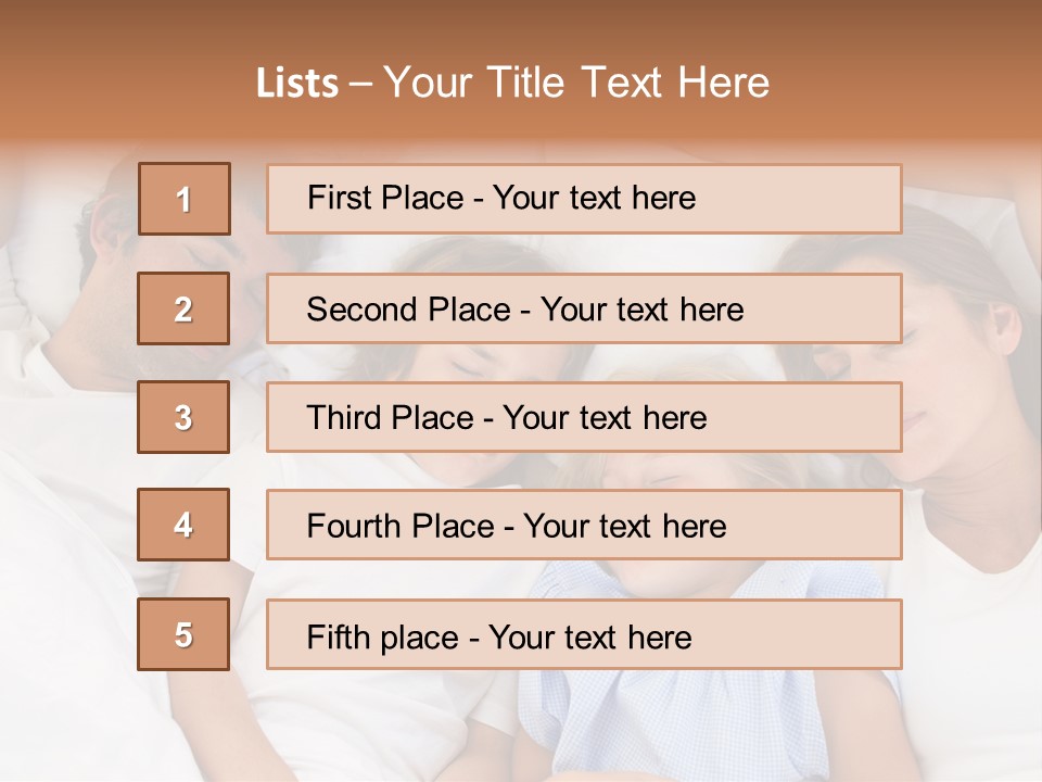 Mother Day Sleeping PowerPoint Template