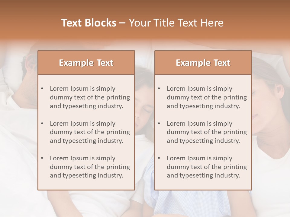 Mother Day Sleeping PowerPoint Template