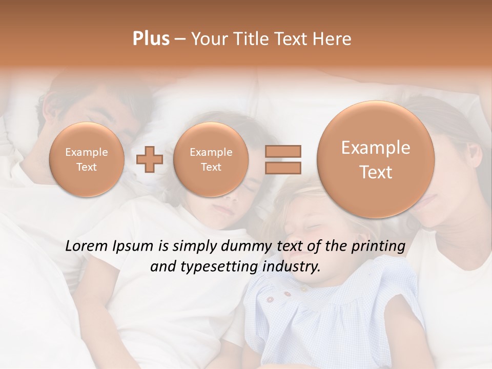 Mother Day Sleeping PowerPoint Template