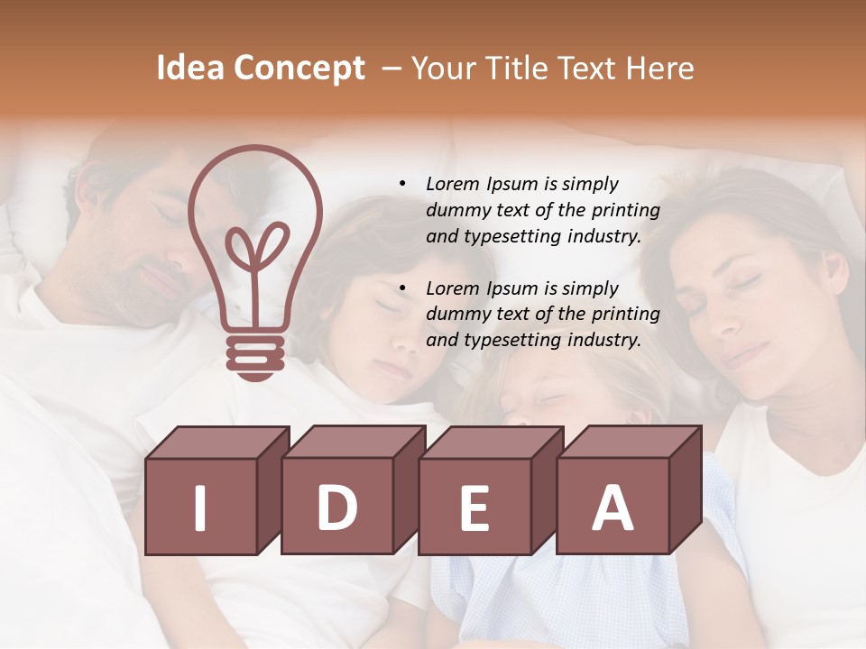 Mother Day Sleeping PowerPoint Template