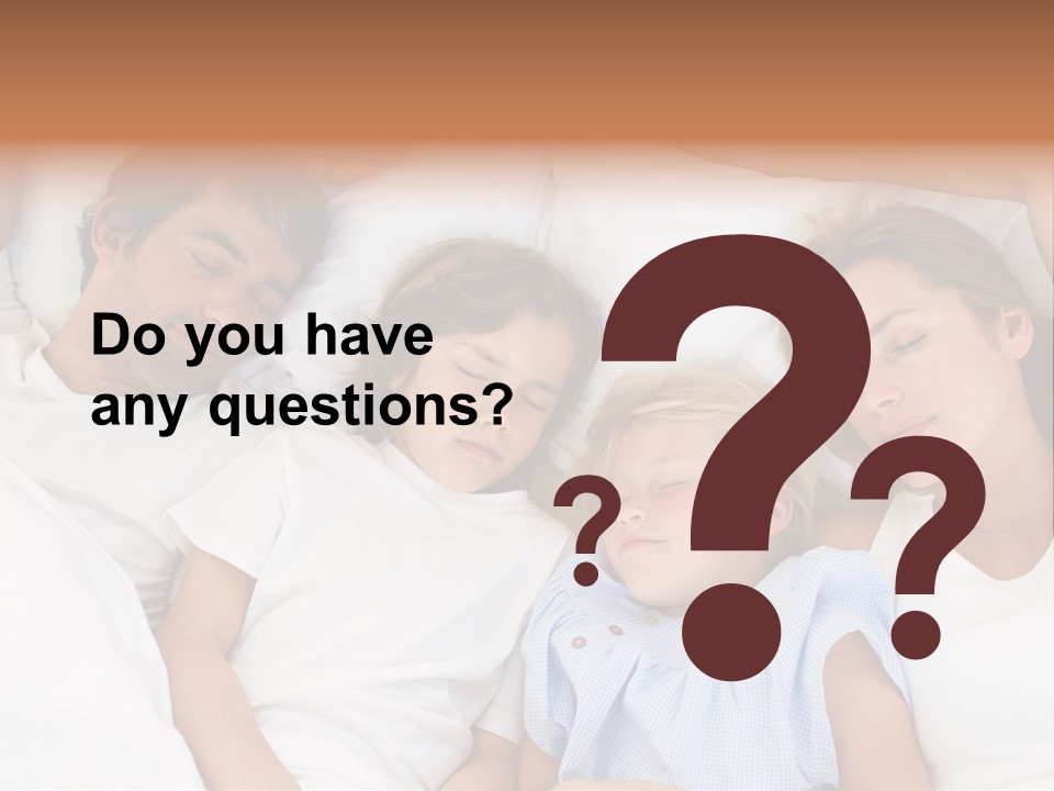 Mother Day Sleeping PowerPoint Template