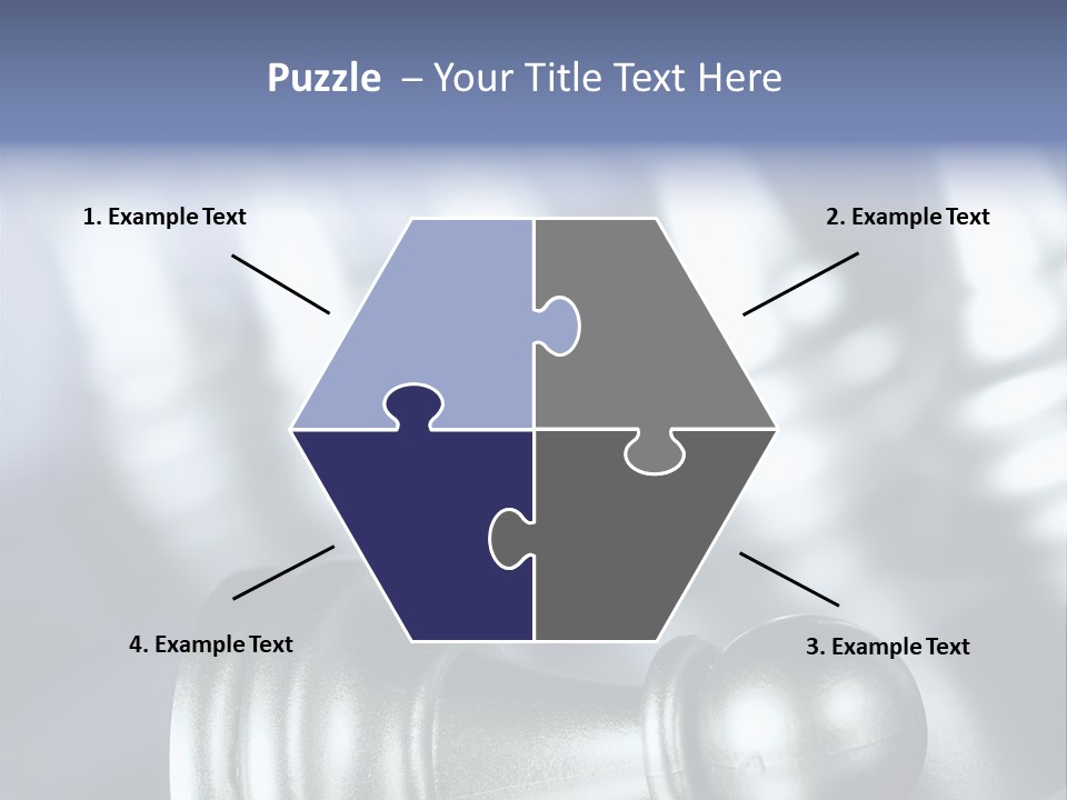 Competition White Intelligence PowerPoint Template