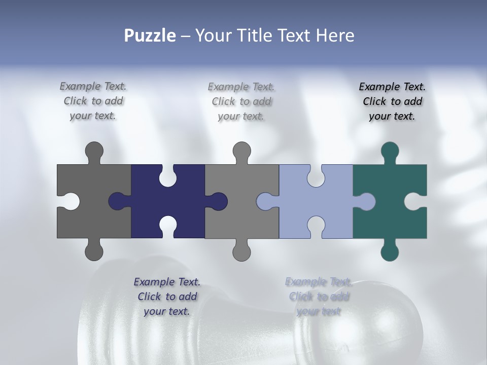 Competition White Intelligence PowerPoint Template
