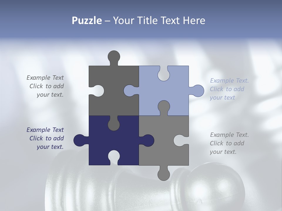 Competition White Intelligence PowerPoint Template