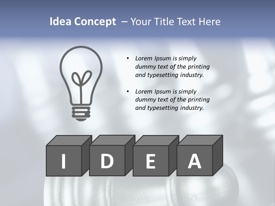 Competition White Intelligence PowerPoint Template