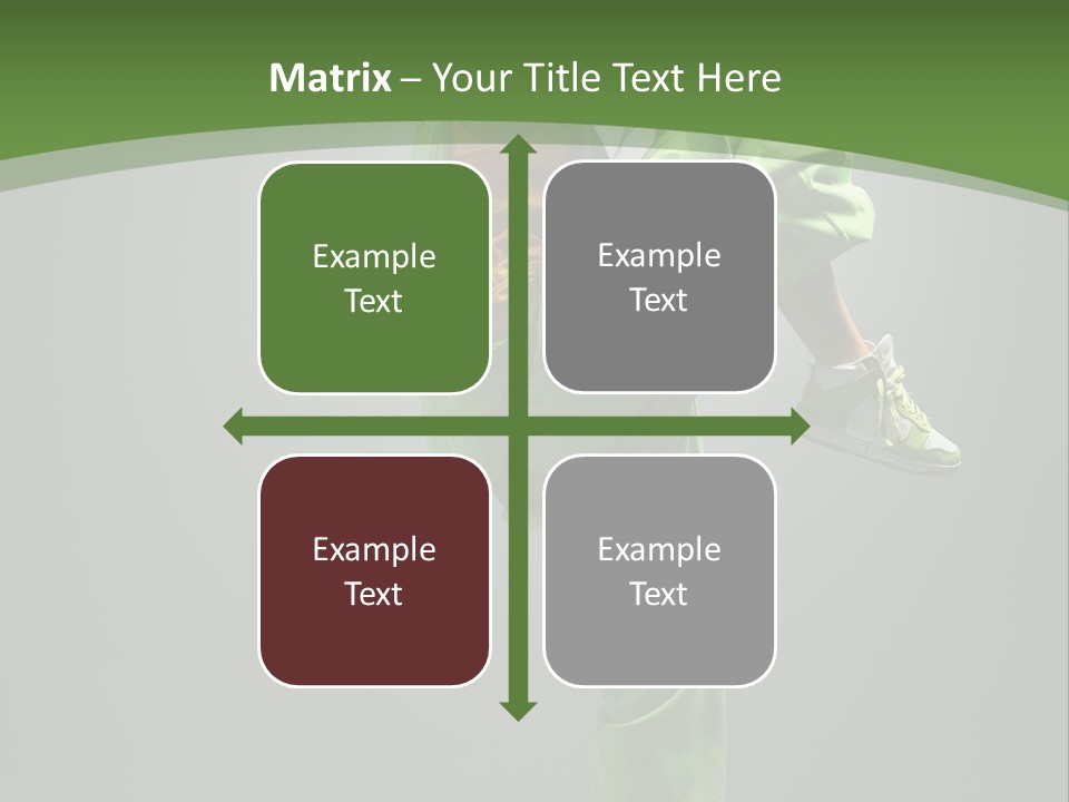 Posing Moving Flexibility PowerPoint Template