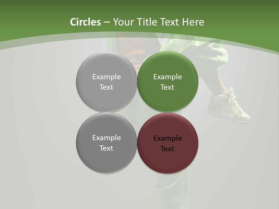 Posing Moving Flexibility PowerPoint Template