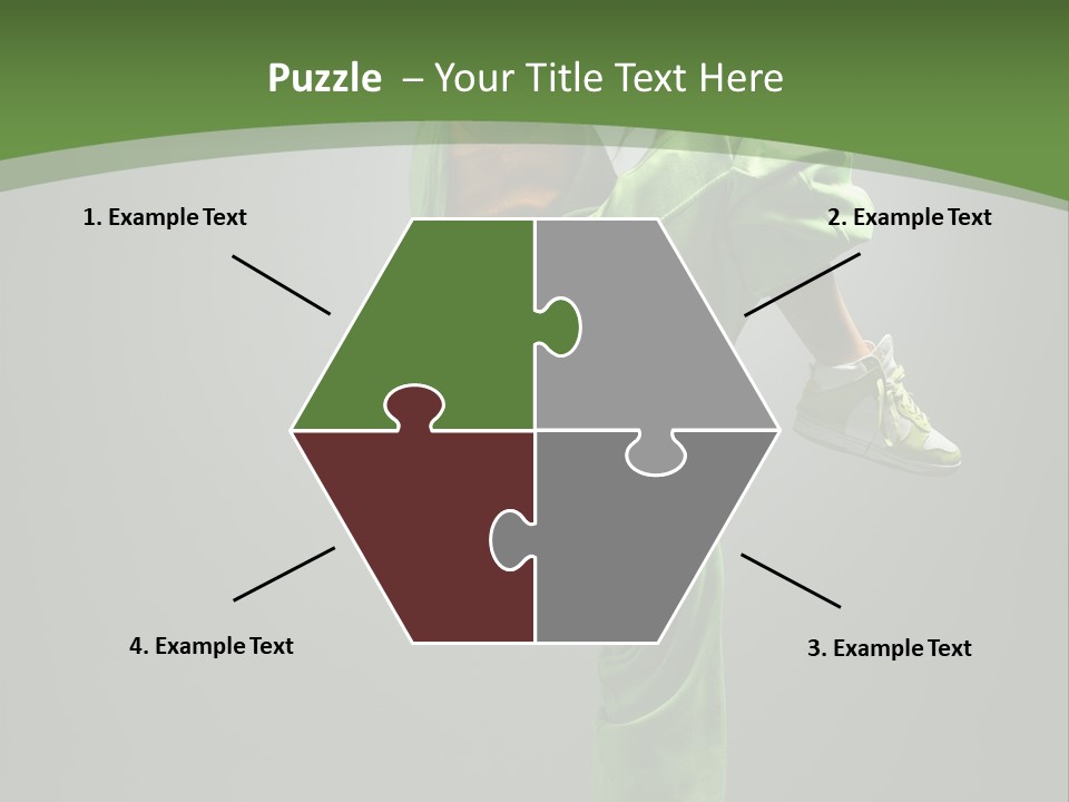 Posing Moving Flexibility PowerPoint Template