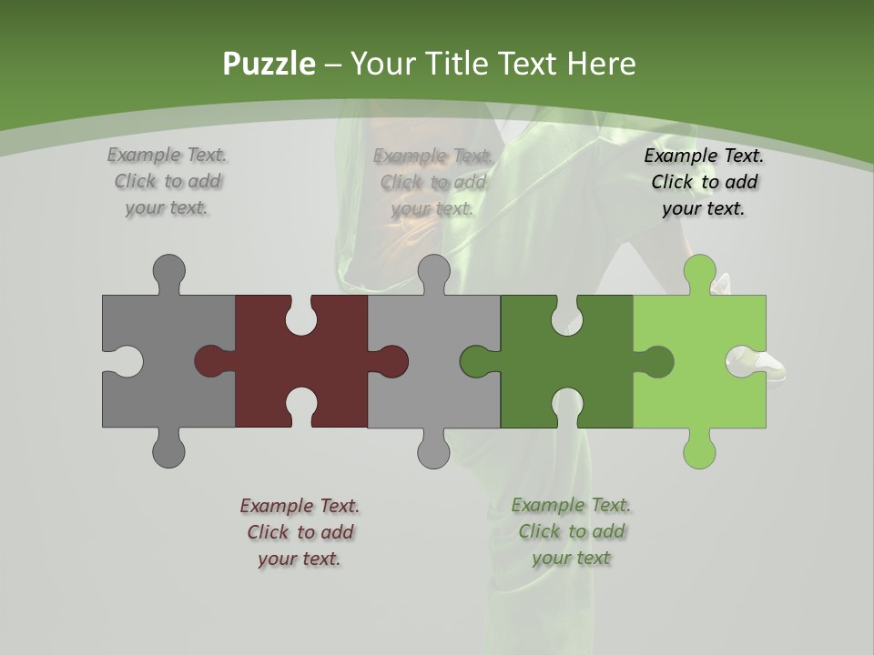 Posing Moving Flexibility PowerPoint Template
