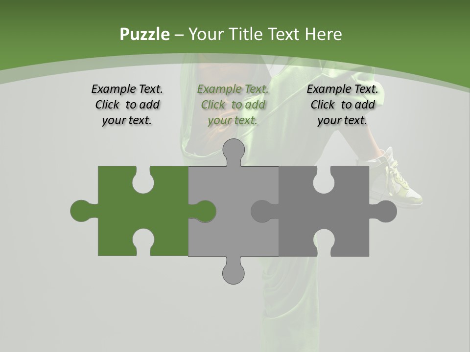 Posing Moving Flexibility PowerPoint Template