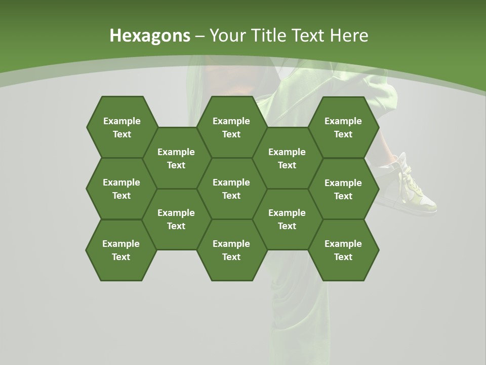 Posing Moving Flexibility PowerPoint Template