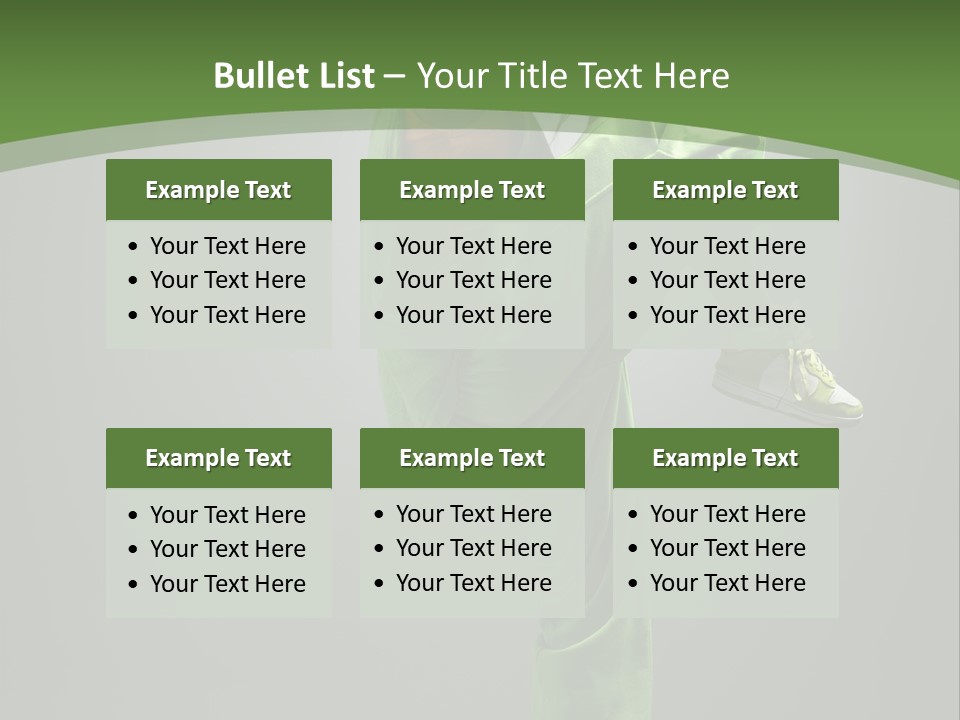 Posing Moving Flexibility PowerPoint Template