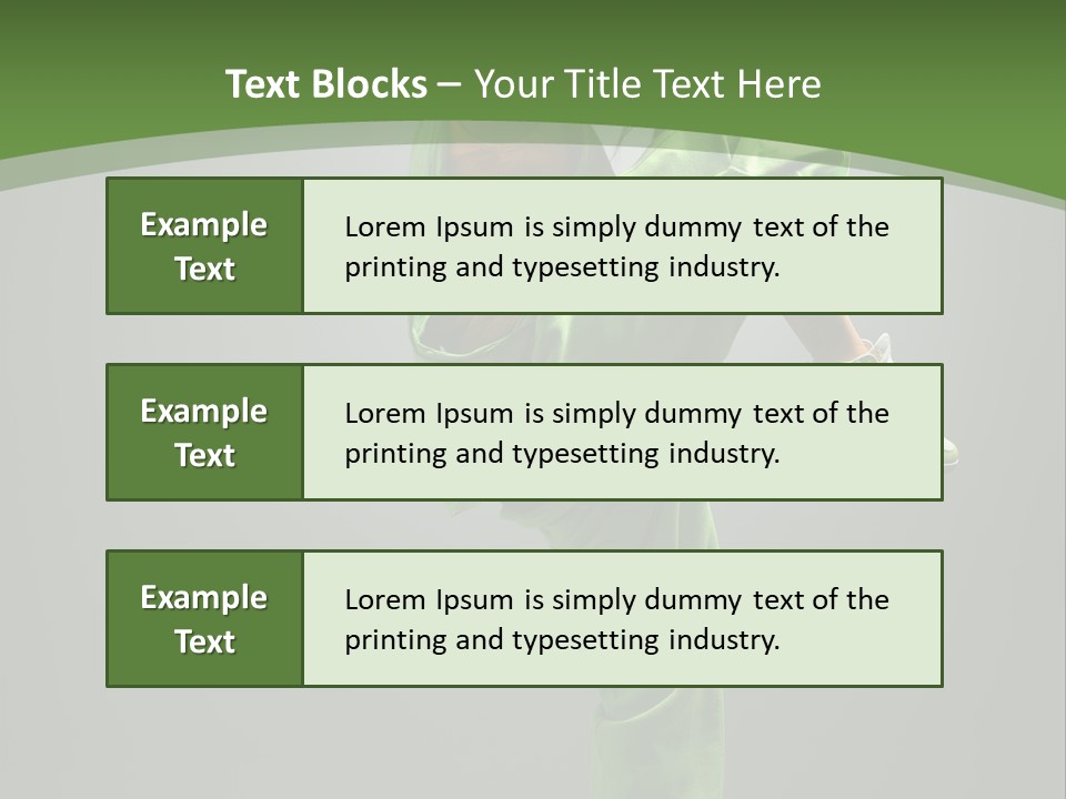 Posing Moving Flexibility PowerPoint Template