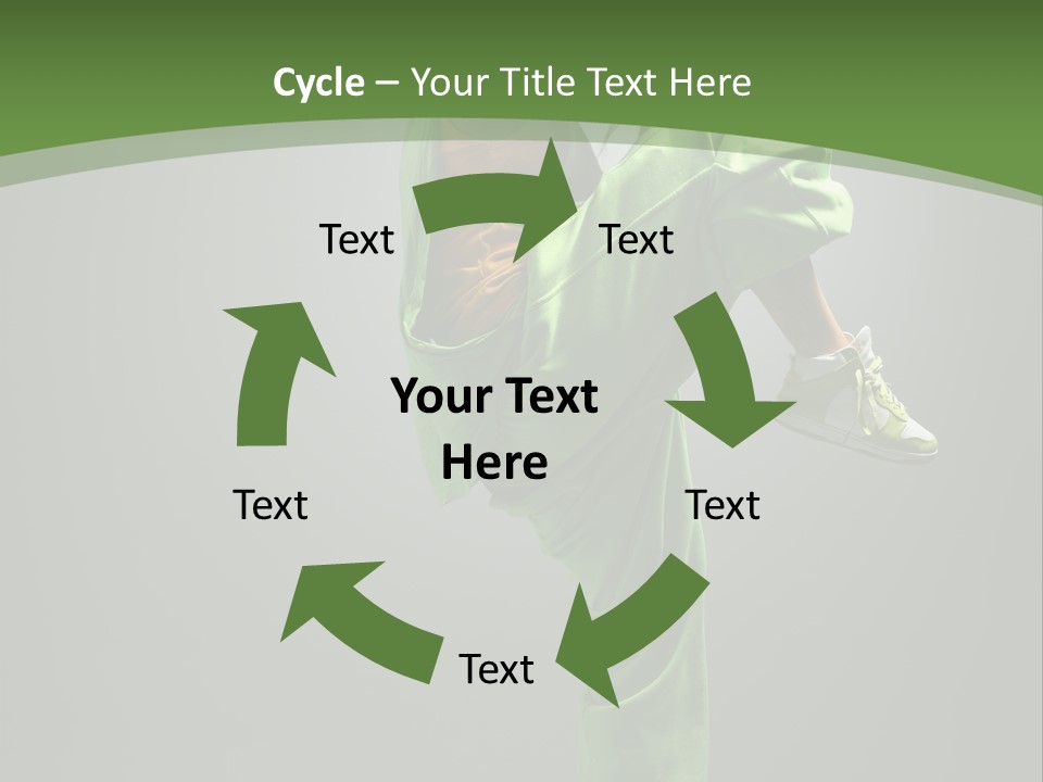 Posing Moving Flexibility PowerPoint Template