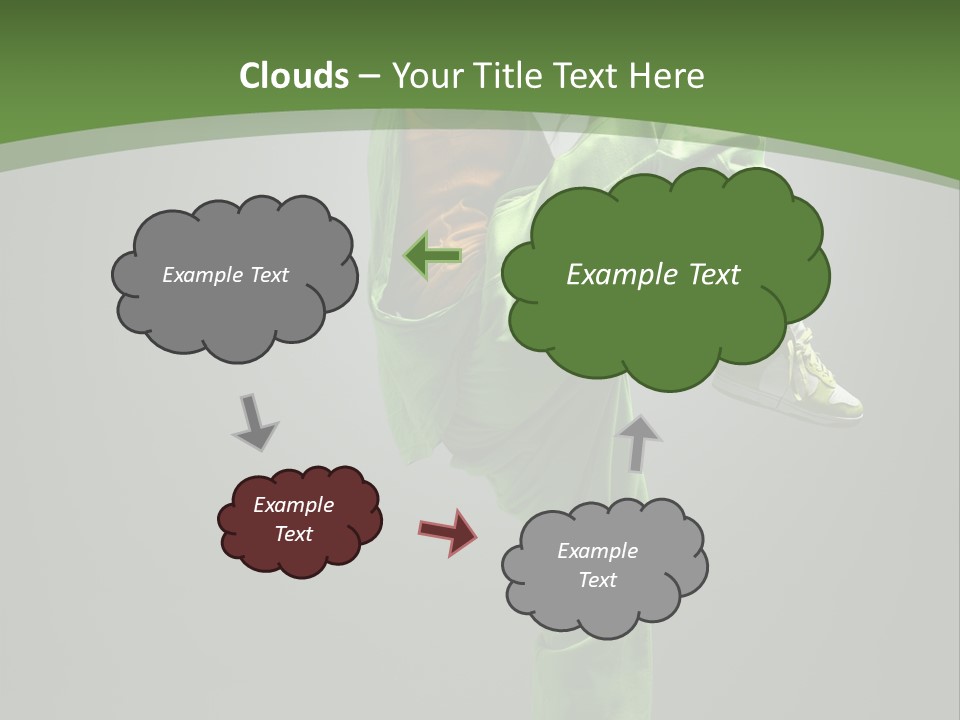 Posing Moving Flexibility PowerPoint Template