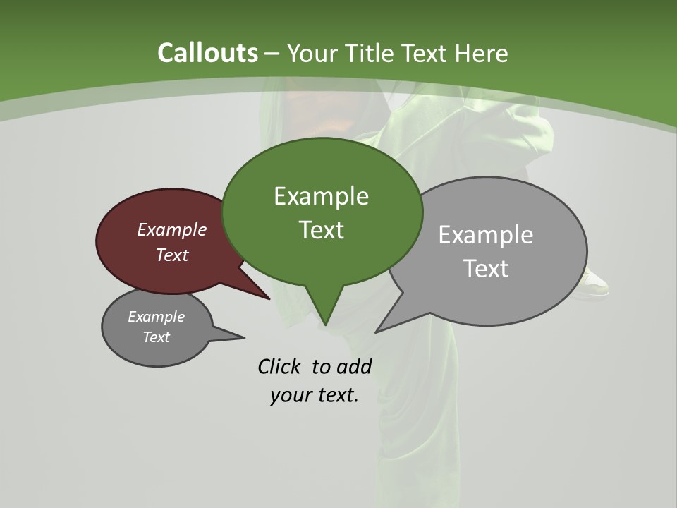 Posing Moving Flexibility PowerPoint Template