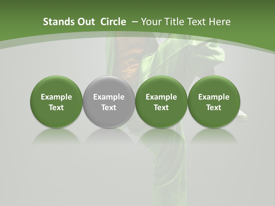 Posing Moving Flexibility PowerPoint Template