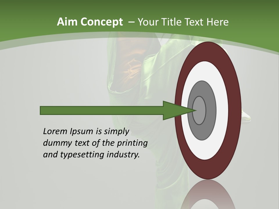 Posing Moving Flexibility PowerPoint Template