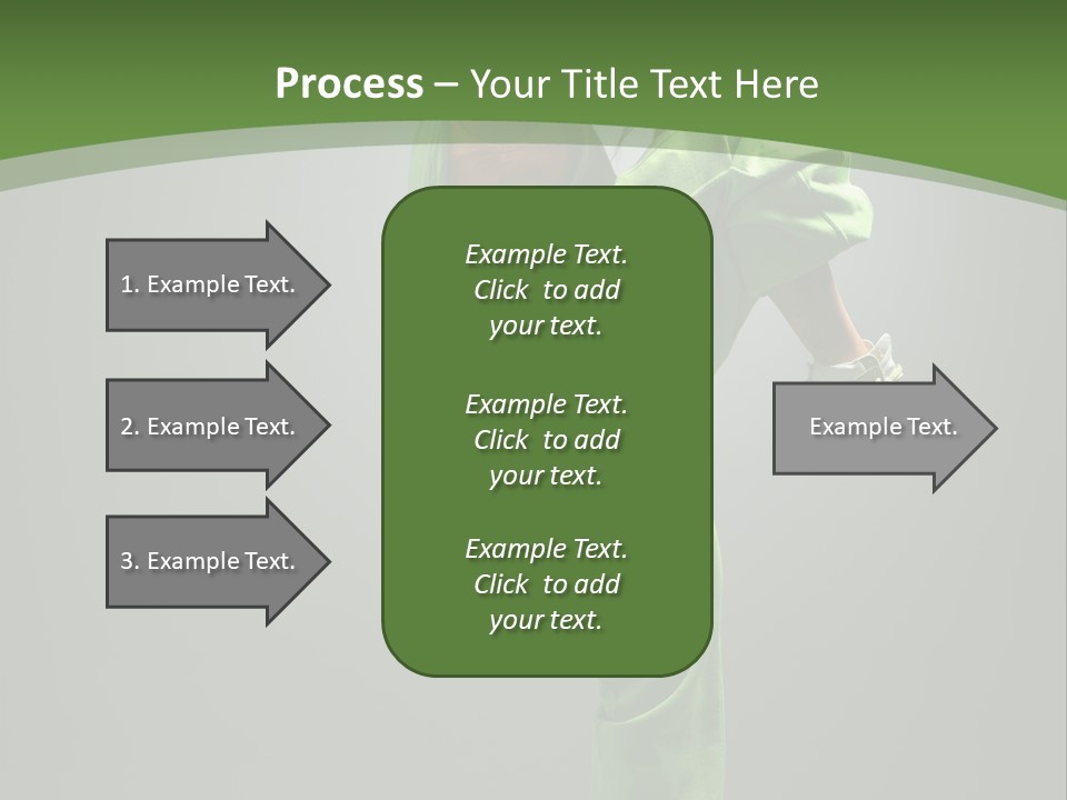 Posing Moving Flexibility PowerPoint Template