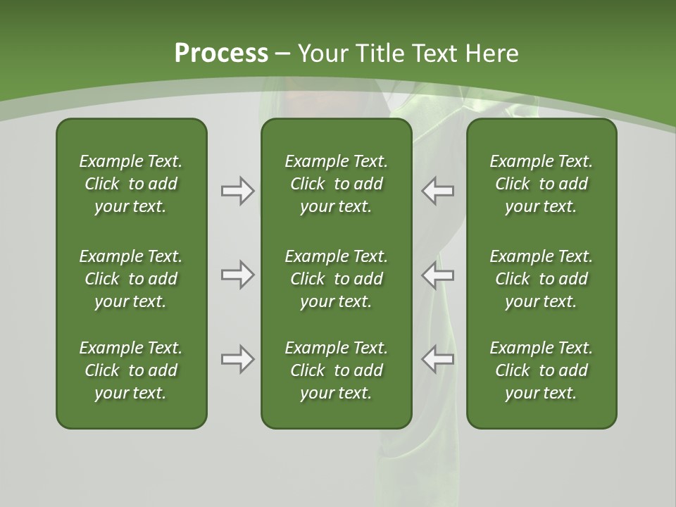 Posing Moving Flexibility PowerPoint Template