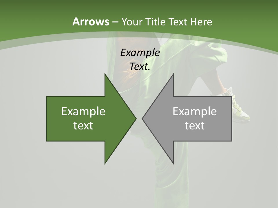 Posing Moving Flexibility PowerPoint Template