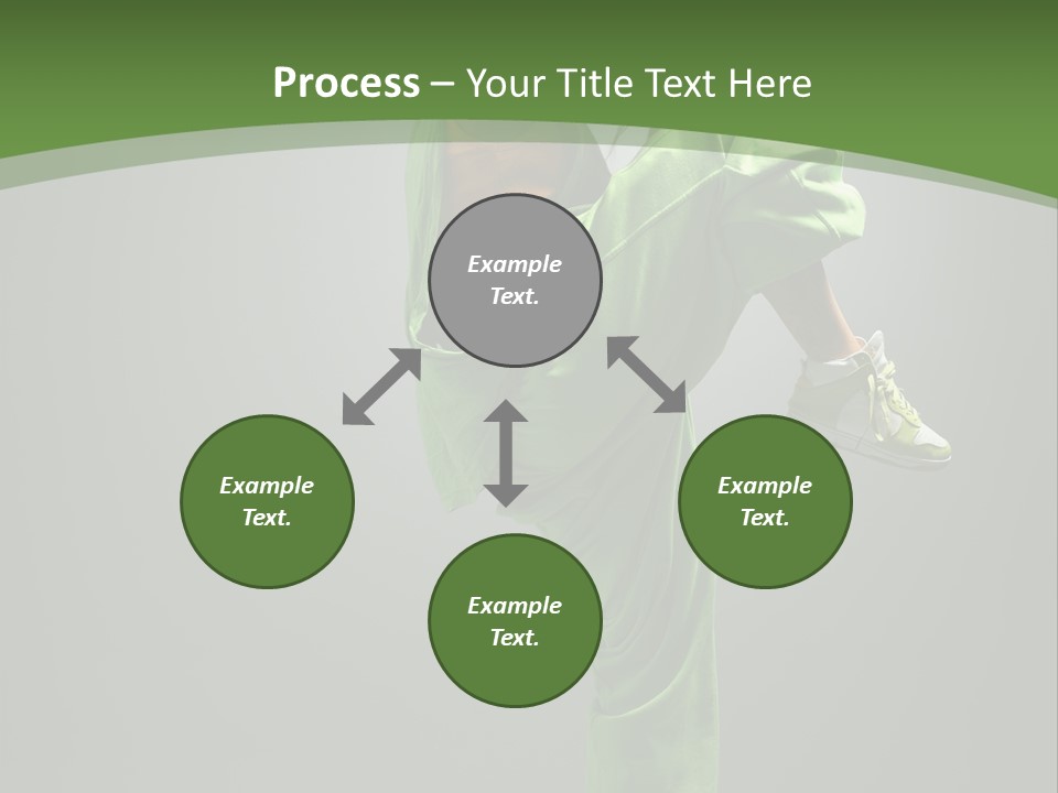 Posing Moving Flexibility PowerPoint Template