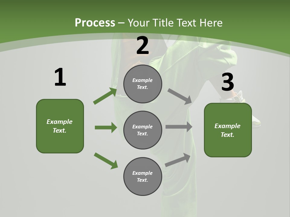 Posing Moving Flexibility PowerPoint Template
