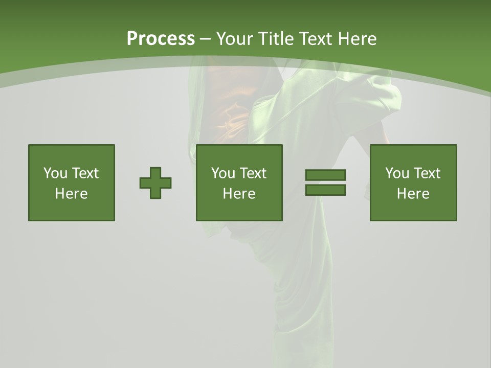 Posing Moving Flexibility PowerPoint Template
