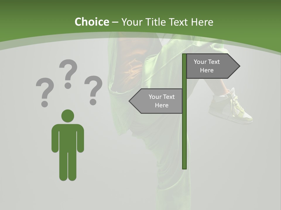 Posing Moving Flexibility PowerPoint Template