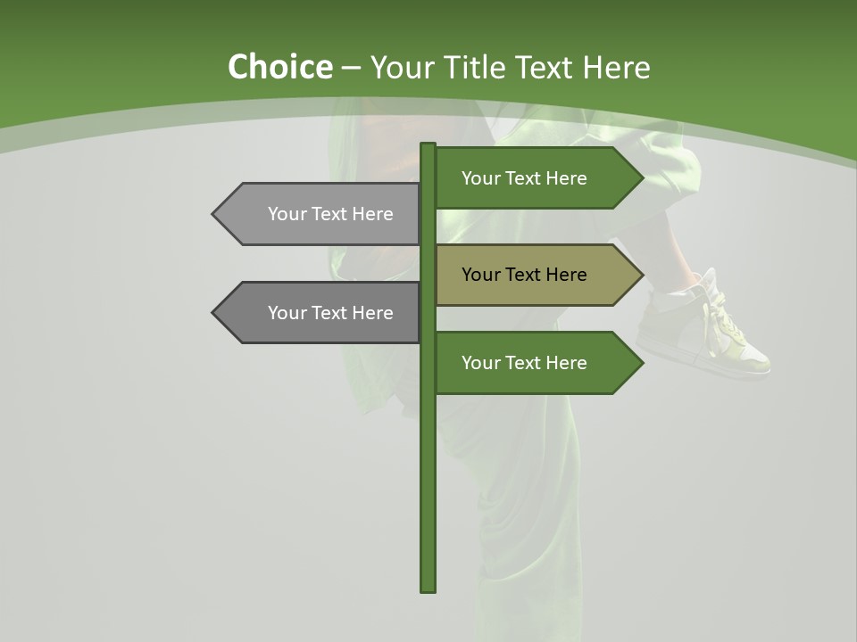 Posing Moving Flexibility PowerPoint Template
