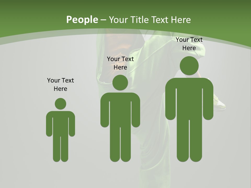 Posing Moving Flexibility PowerPoint Template