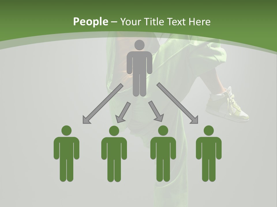 Posing Moving Flexibility PowerPoint Template