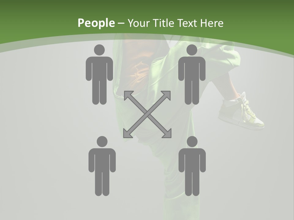 Posing Moving Flexibility PowerPoint Template