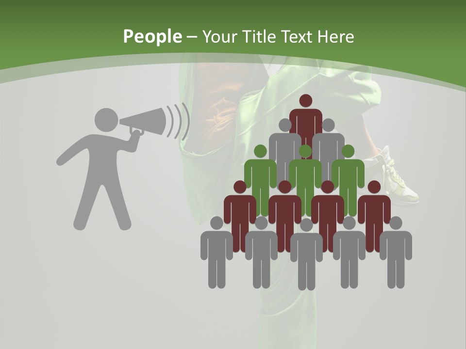 Posing Moving Flexibility PowerPoint Template